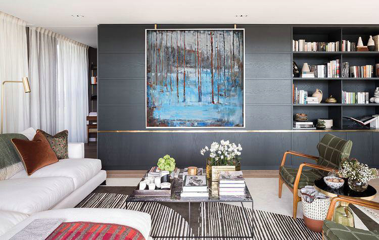 Large Abstract Art Handmade Oil Painting,Oversized Abstract Landscape Oil Painting,Extra Large Canvas Painting,Blue,Gray,Red.etc